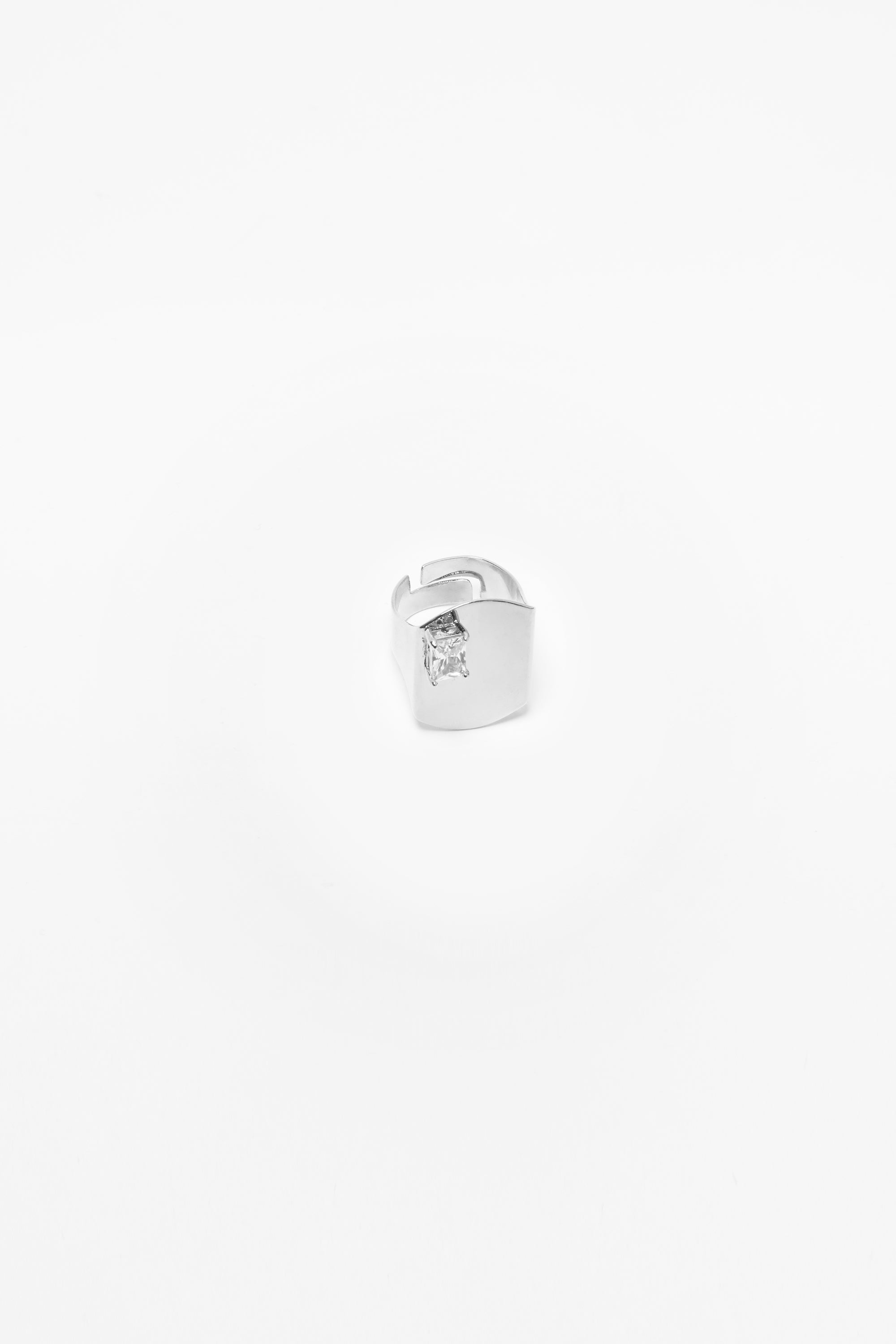 RING METALLIC — SILVER