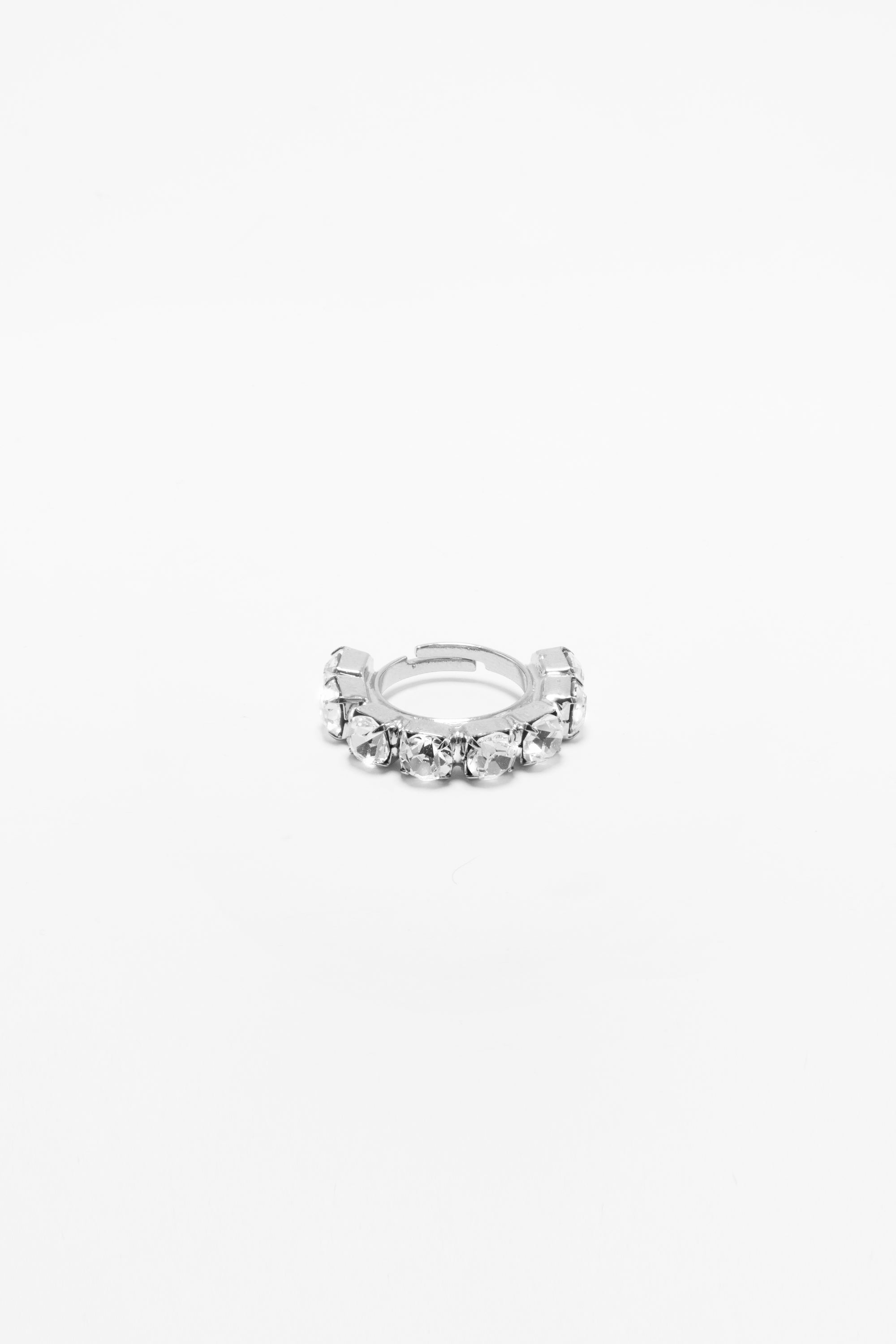 RING HALO — SILVER