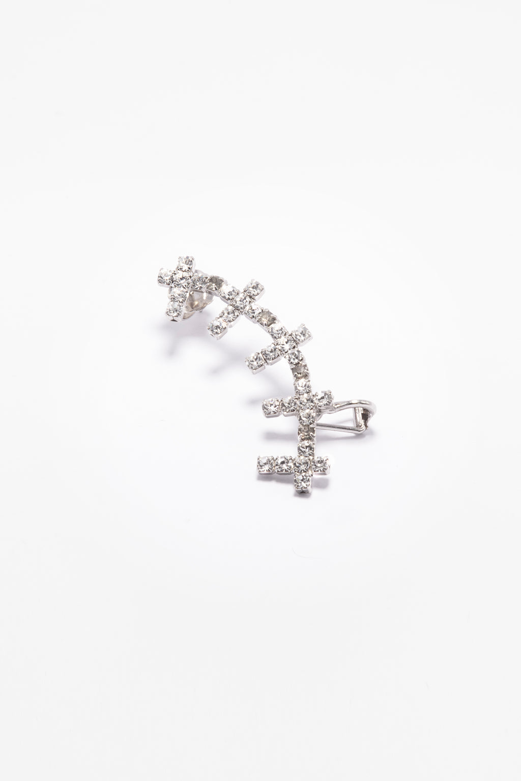 EARCUFF SAINT — SILVER