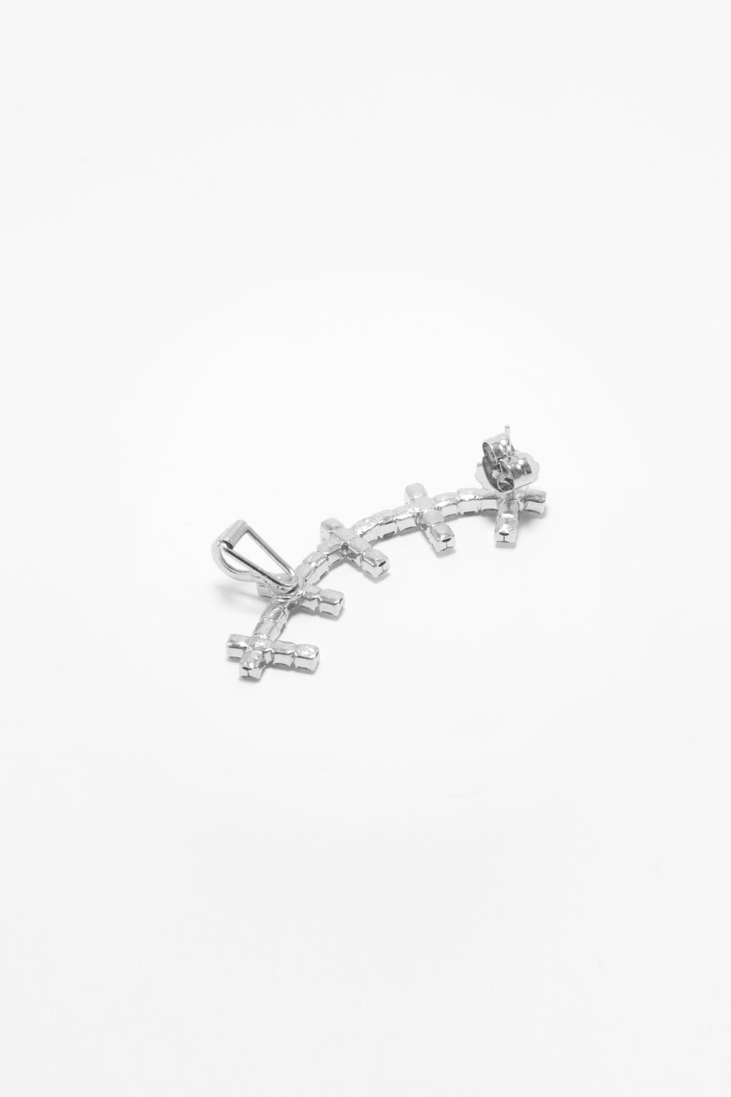 EARCUFF SAINT — SILVER